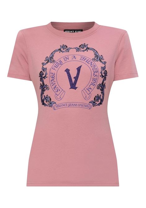logo t-shirt VERSACE JEANS COUTURE | T-shirt | 77HAHG04 CJ02G459